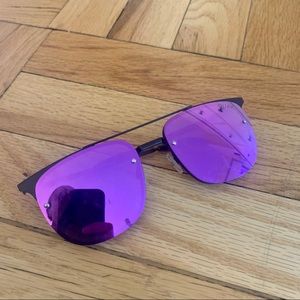 Quay Purple Sunglasses